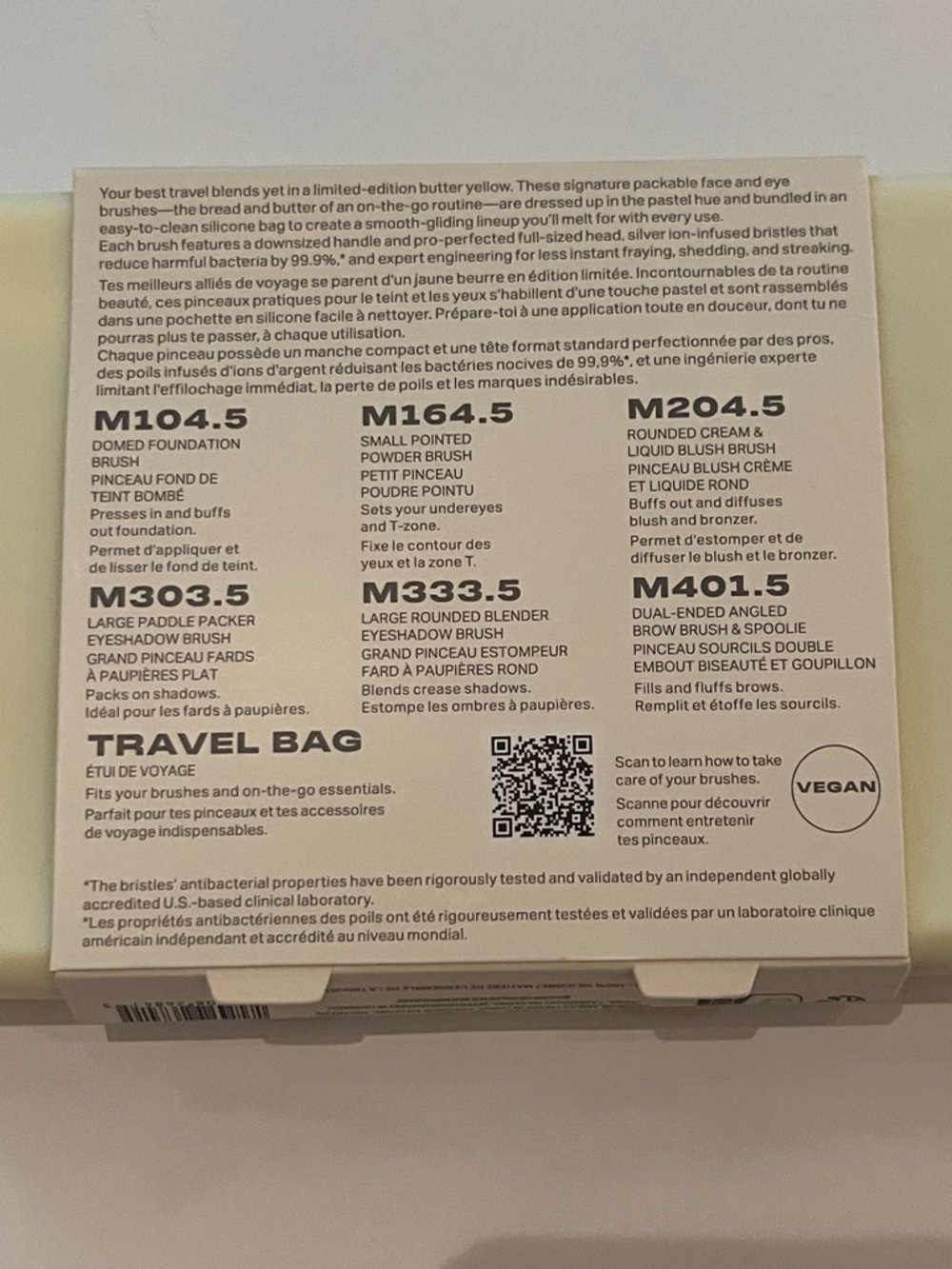 NWT Buttery Blends 6 Piece Travel Brush Set - Picture 2 of 3